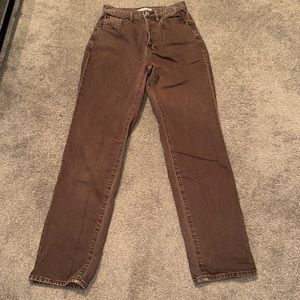Pacsun size 26 brown dad jean